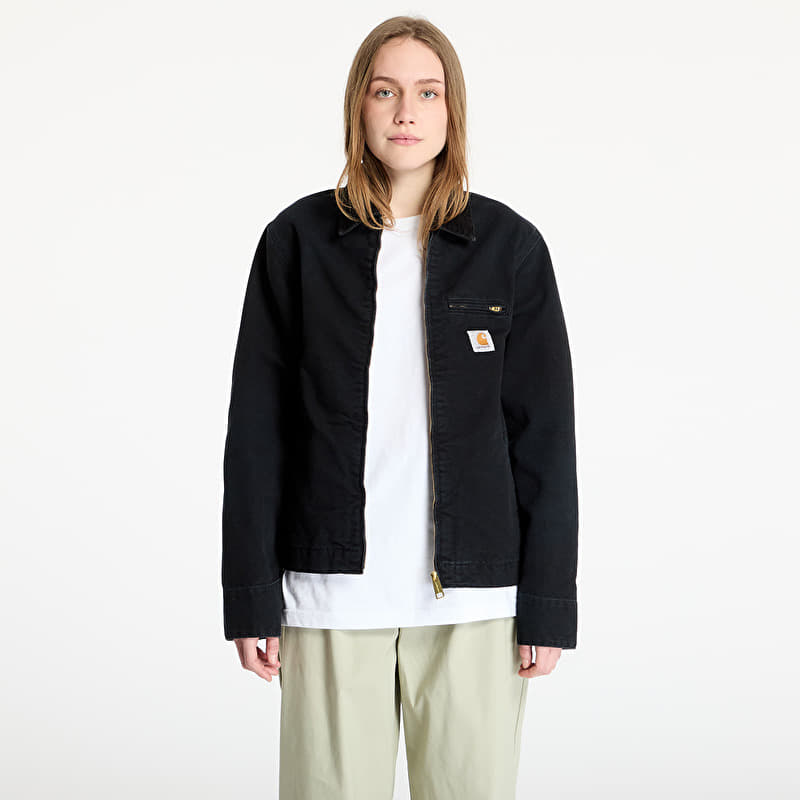 Carhartt WIP Detroit Jacket UNISEX Black/ Black Stone Canvas