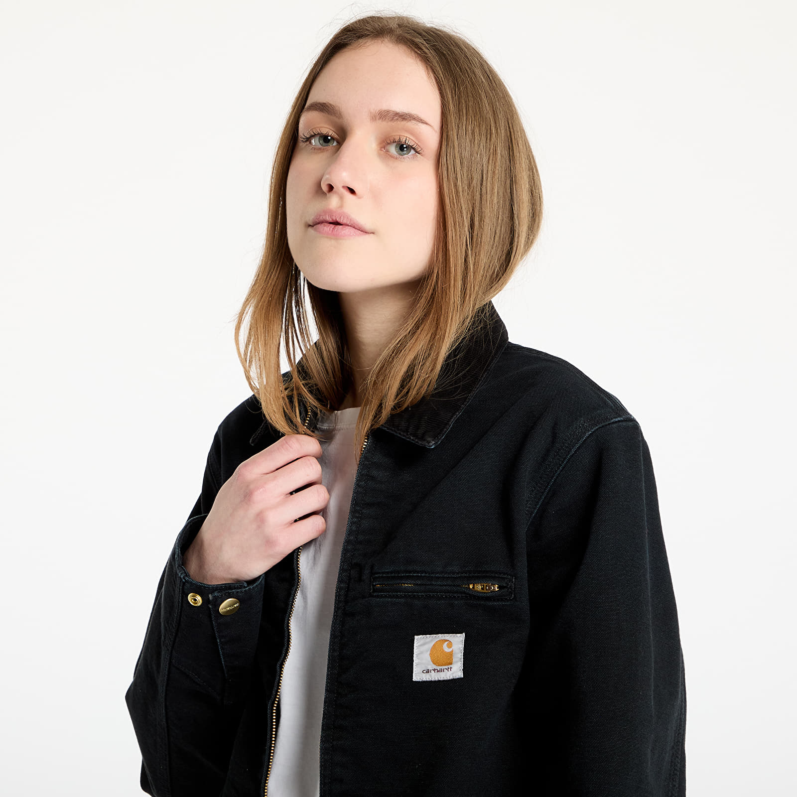 Jackets Carhartt WIP Detroit Jacket UNISEX Black/ Black Stone Canvas