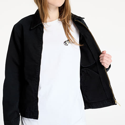 Carhartt WIP Detroit Jacket UNISEX Black/ Black Stone Canvas