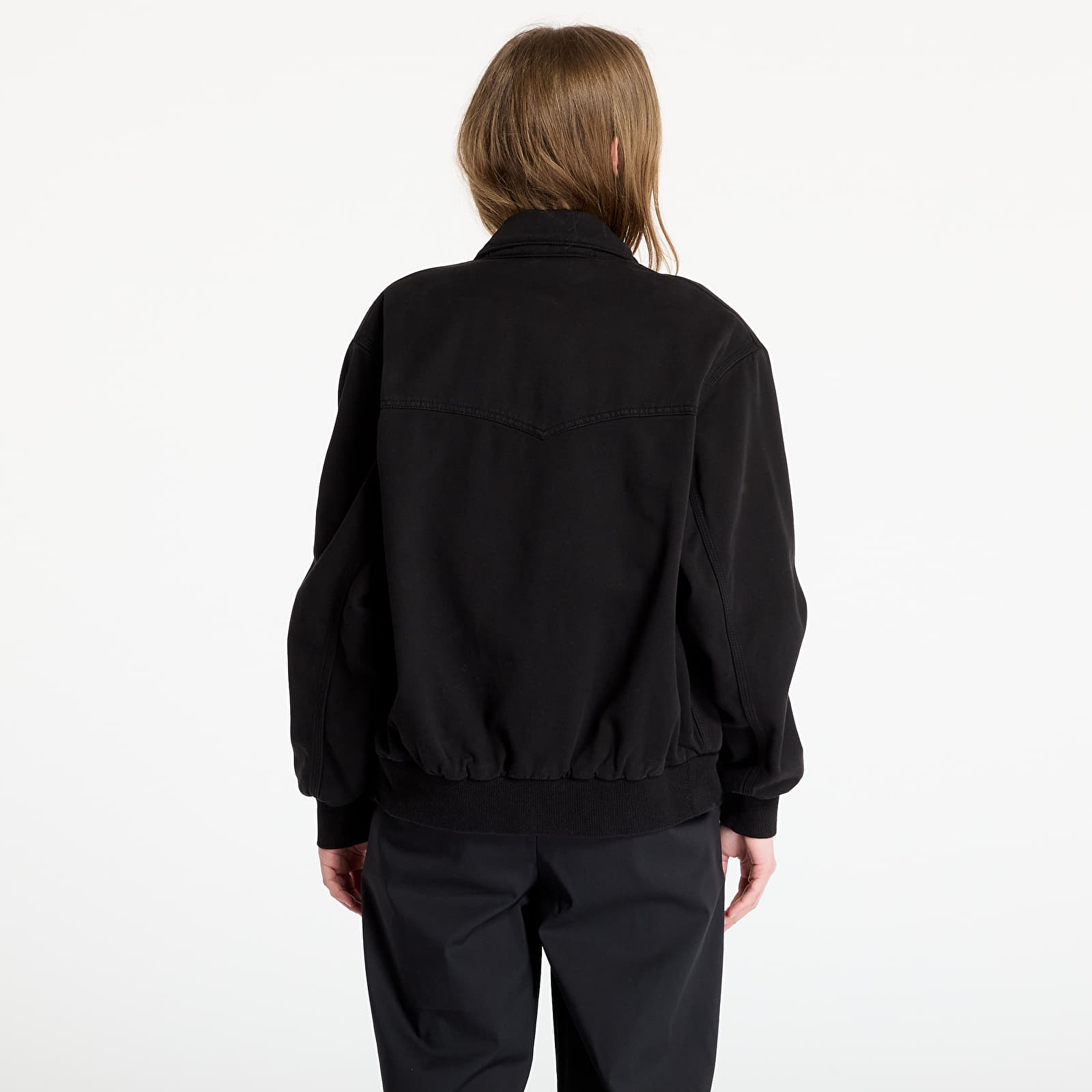 Jacken Carhartt WIP OG Santa Fe Jacket UNISEX Black Garment Dyed