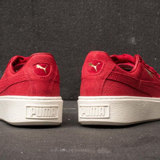 Puma platform sneakers red online