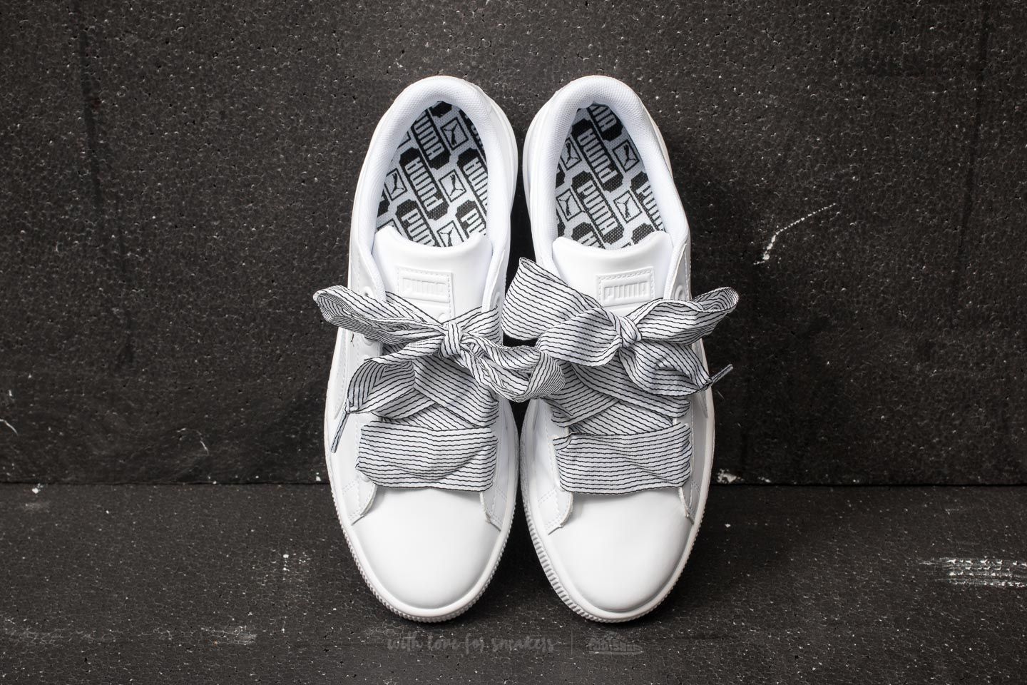 Women's shoes Puma Basket Heart Wn's Puma White-Puma White