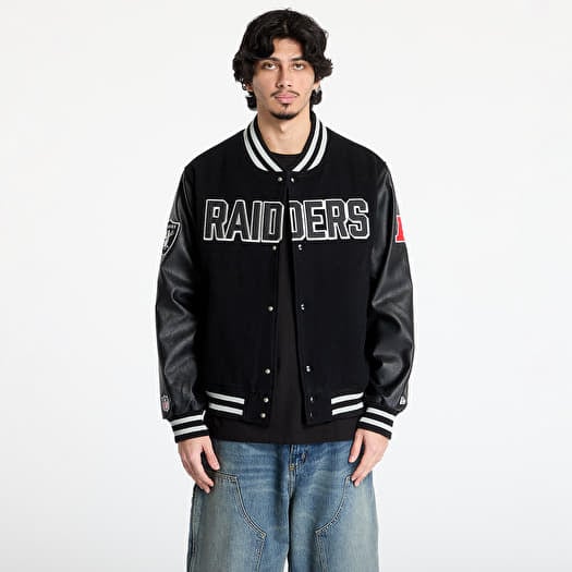 Bomber New Era NFL Las Vegas Raiders Varsity Jacket UNISEX Black