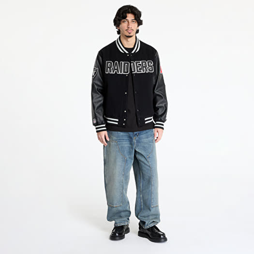 New Era NFL Las Vegas Raiders Varsity Jacket UNISEX Black | Footshop