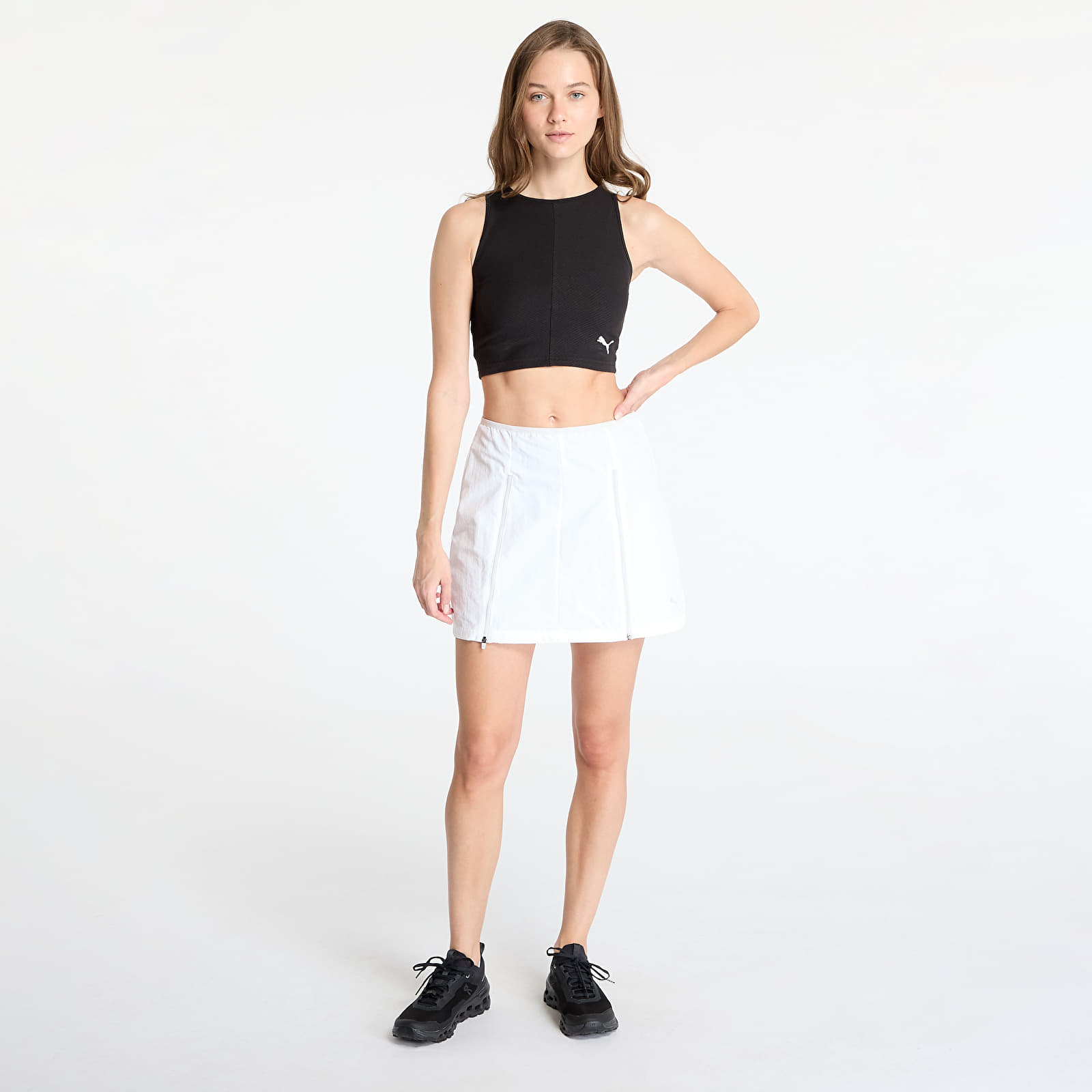 Sukně Puma Dare to Zip-Off Woven Skirt PUMA White