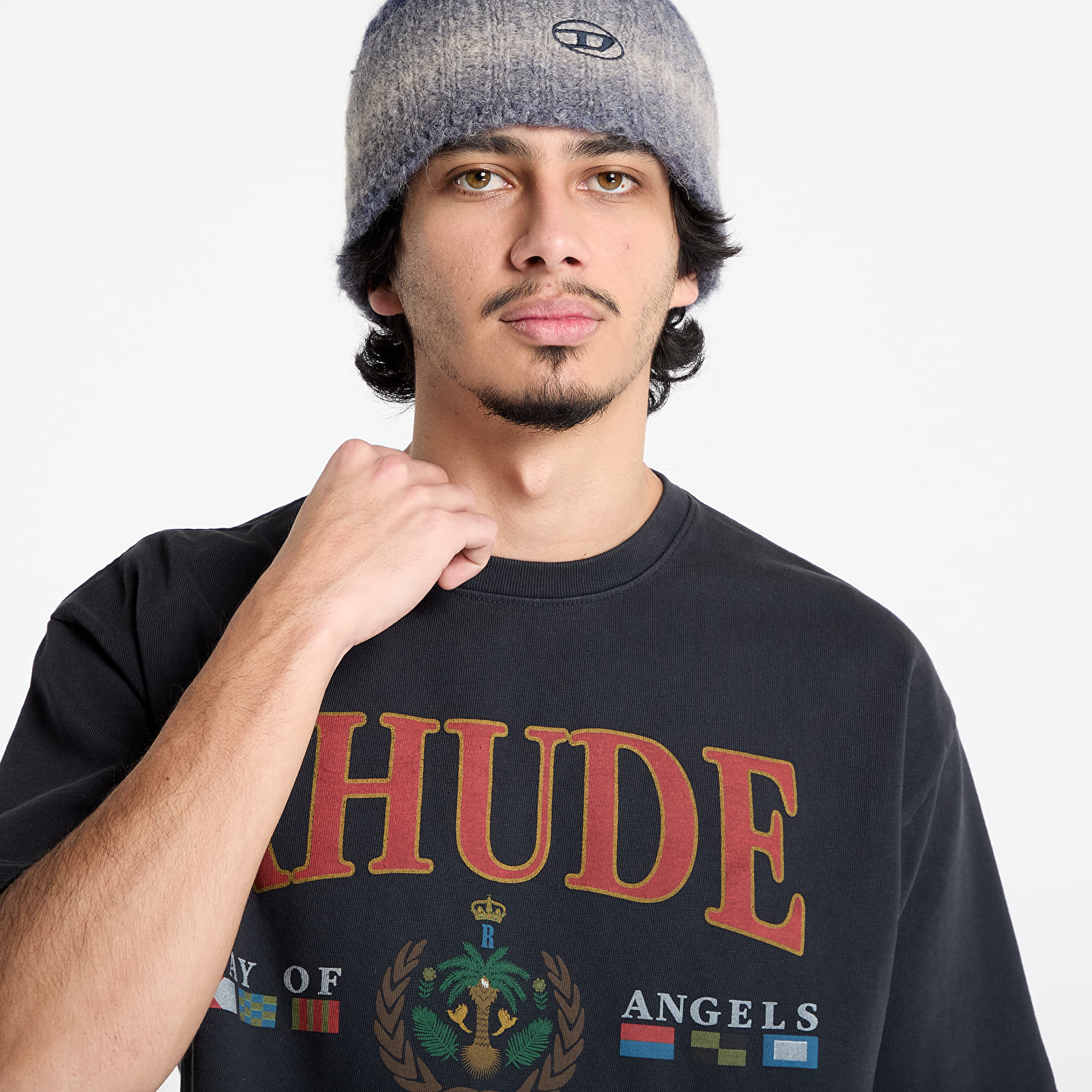 Pánská trička Rhude Bay Of Angels Yacht Tee Vintage Black