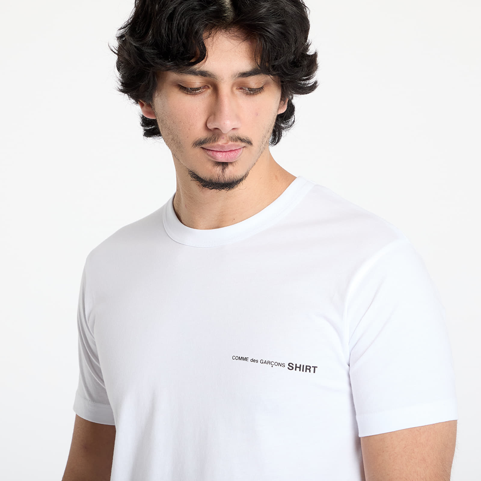 T-krekli Comme des Garçons SHIRT Knit T-Shirt White