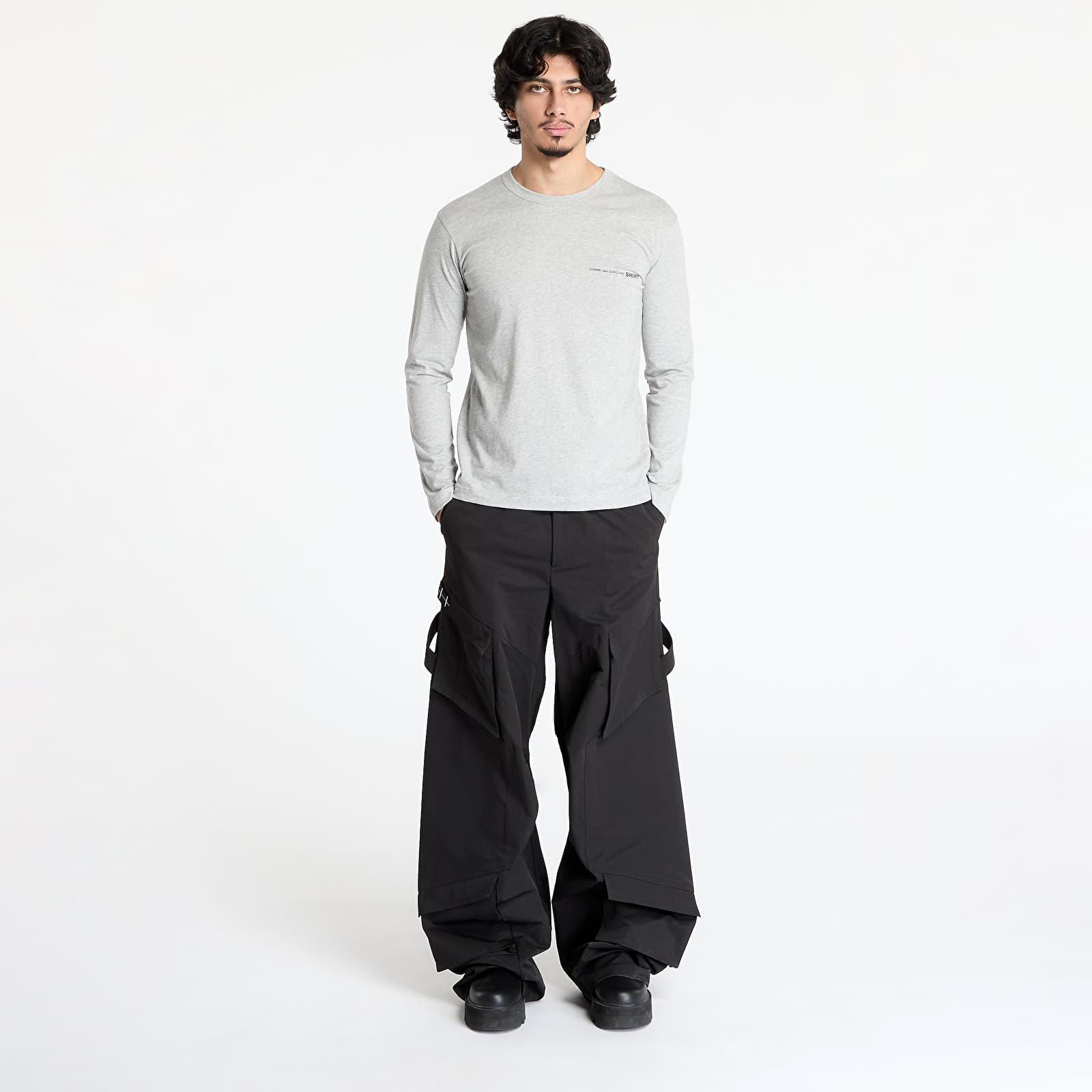 T-Shirts Comme des Garçons SHIRT Knit T-Shirt Grey