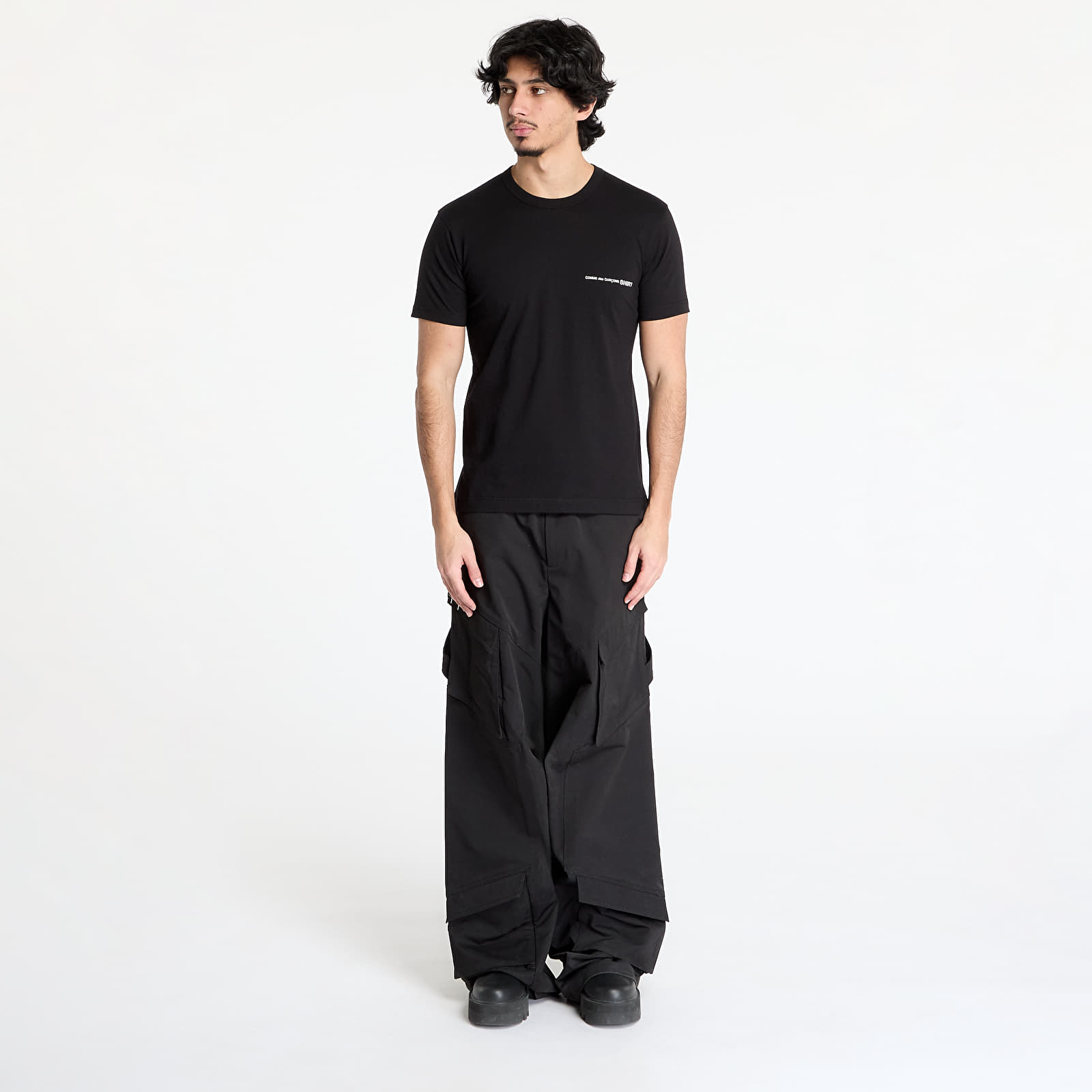 T-krekli Comme des Garçons SHIRT Knit T-Shirt Black