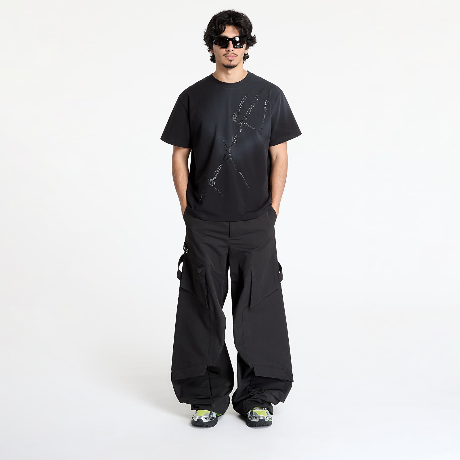 Trička HELIOT EMIL Fluxus Tee UNISEX Black