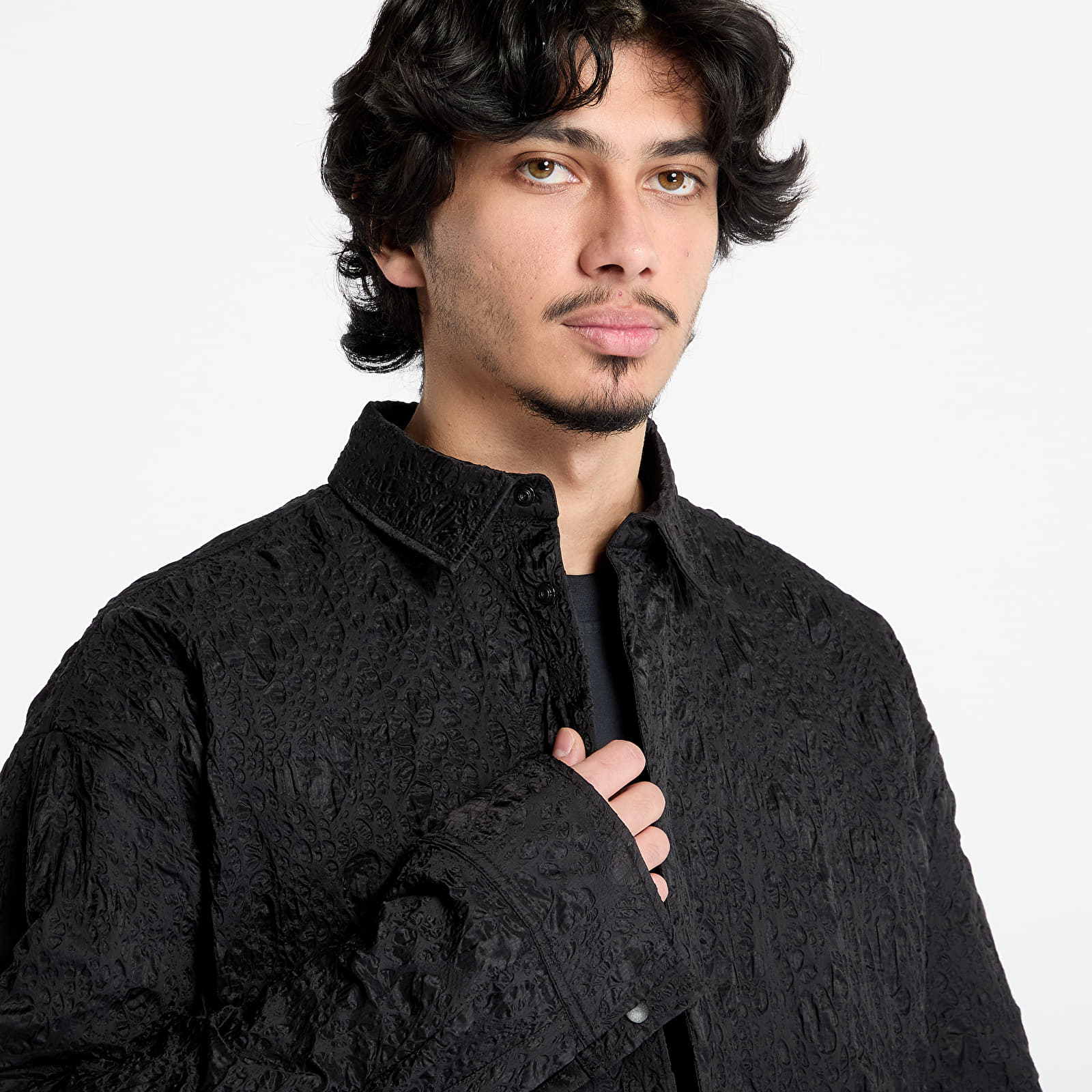 Pánské košile HELIOT EMIL Ventifact Shirt Black