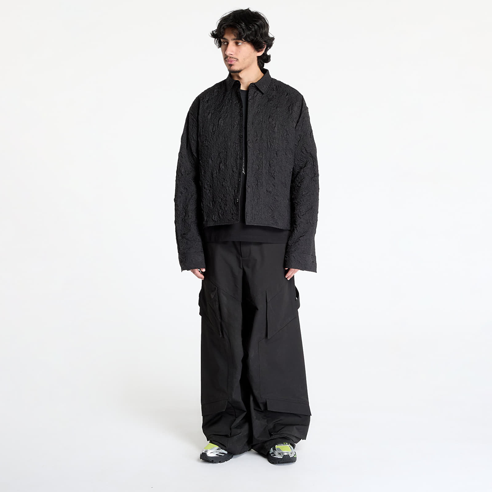 Pánské košile HELIOT EMIL Ventifact Shirt Black
