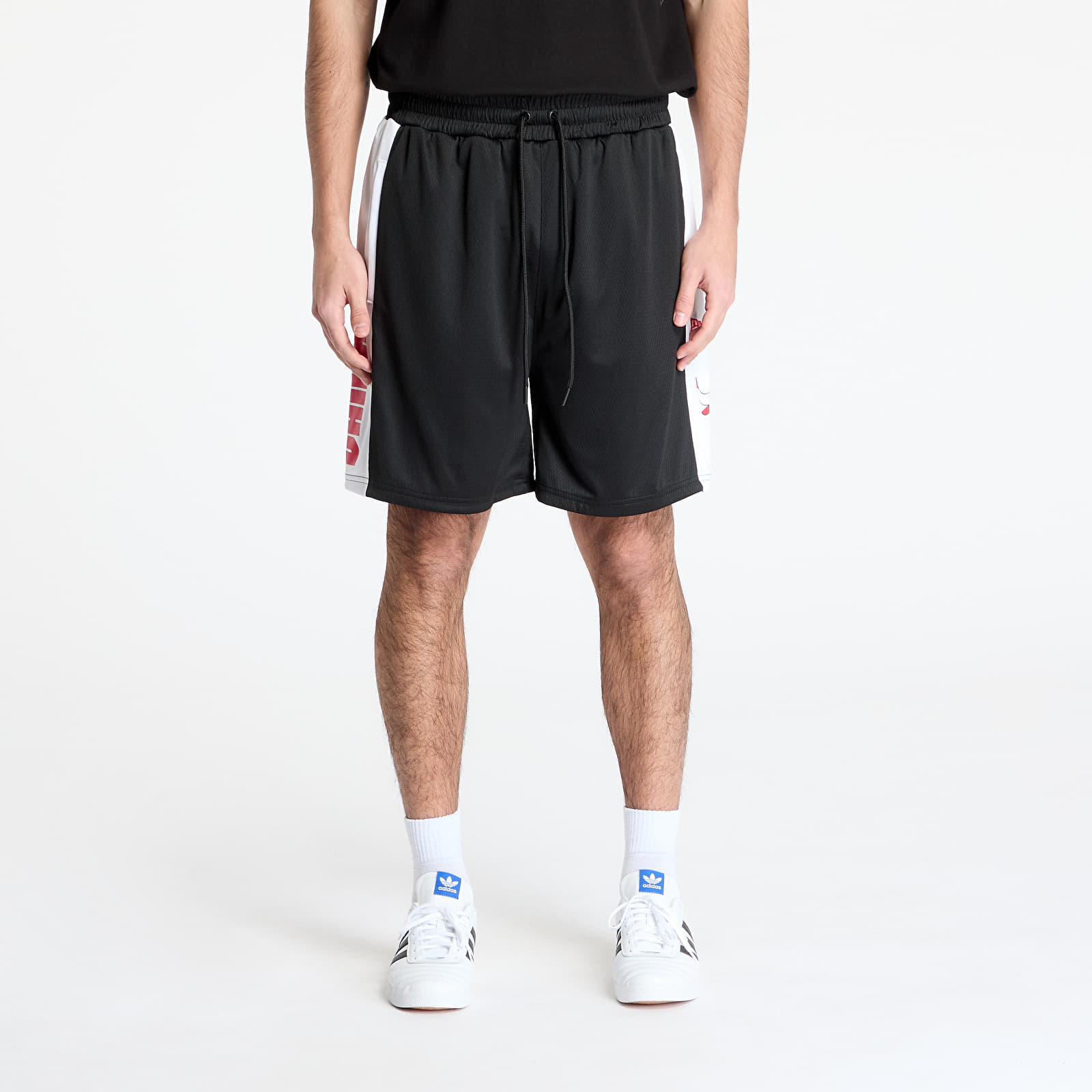Pánské kraťasy New Era Chicago Bulls NBA Graphic Mesh Shorts Black