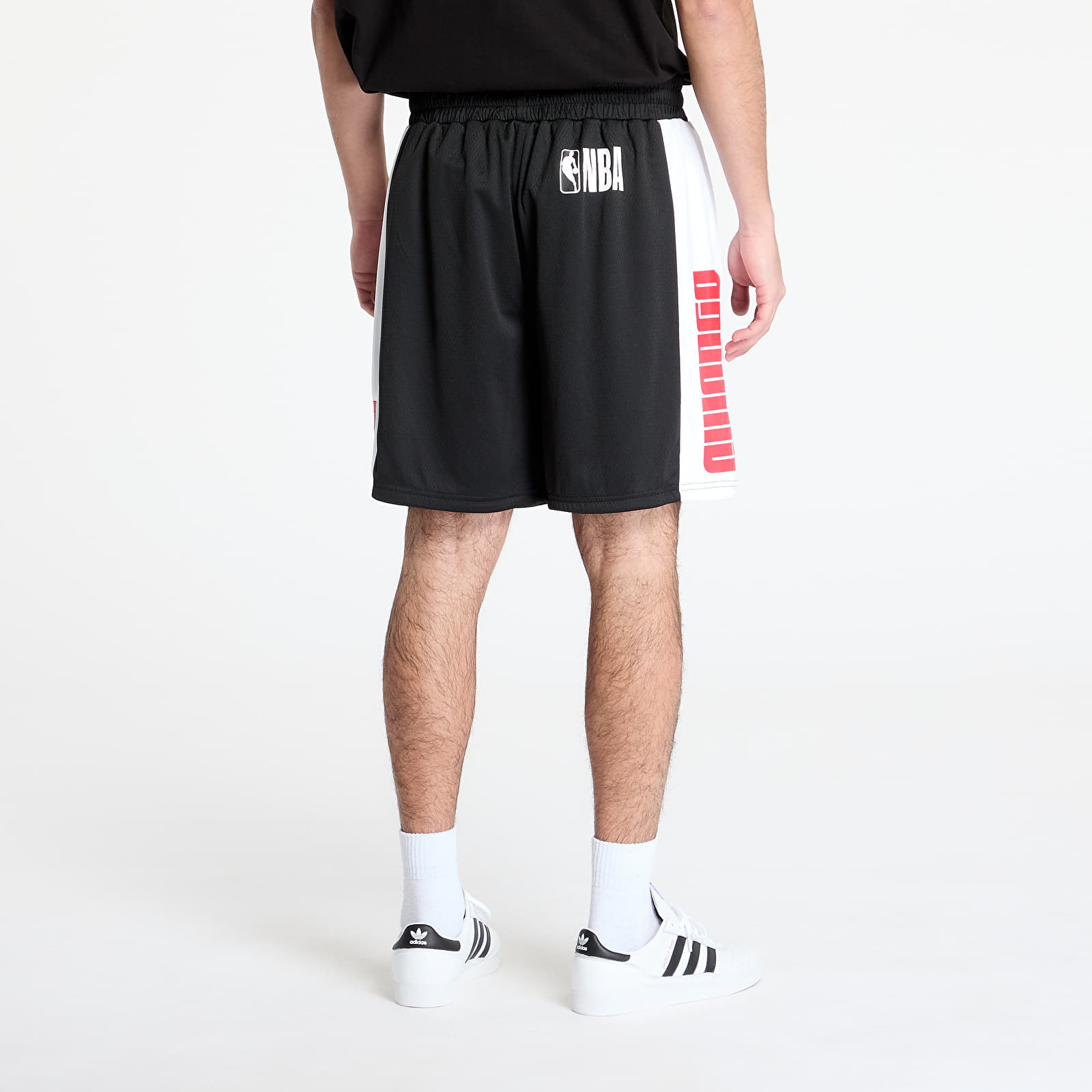 Pánské kraťasy New Era Chicago Bulls NBA Graphic Mesh Shorts Black