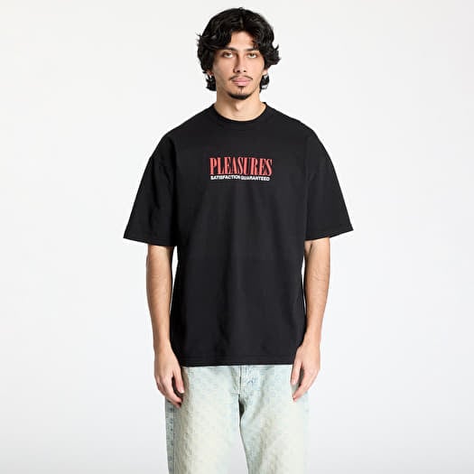 PLEASURES Satisfaction T-Shirt Black