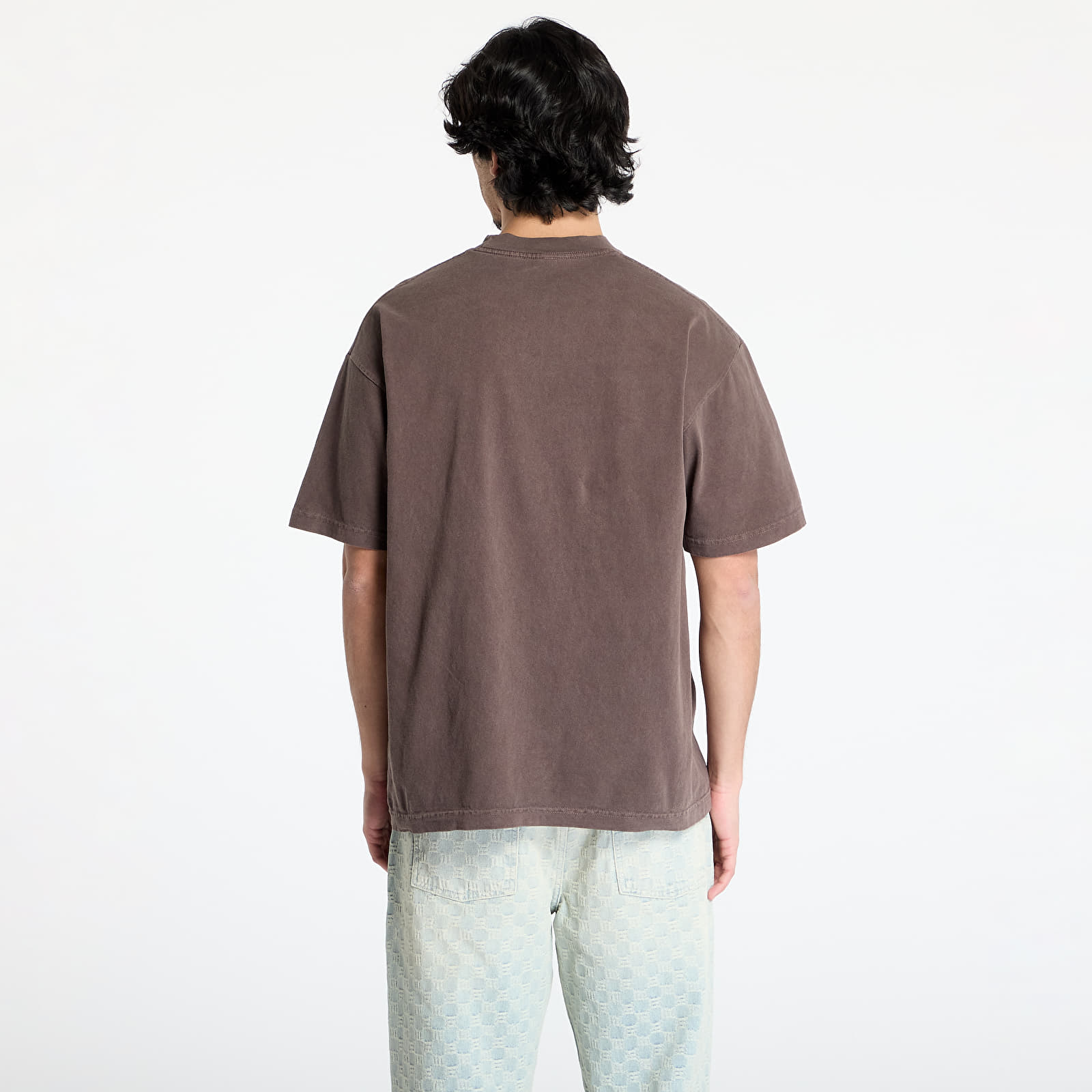 Pánská trička PLEASURES Satisfaction T-Shirt Brown