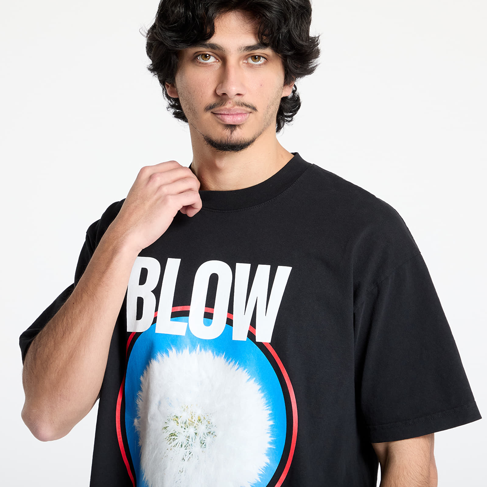 Pánská trička PLEASURES Blow T-Shirt Black