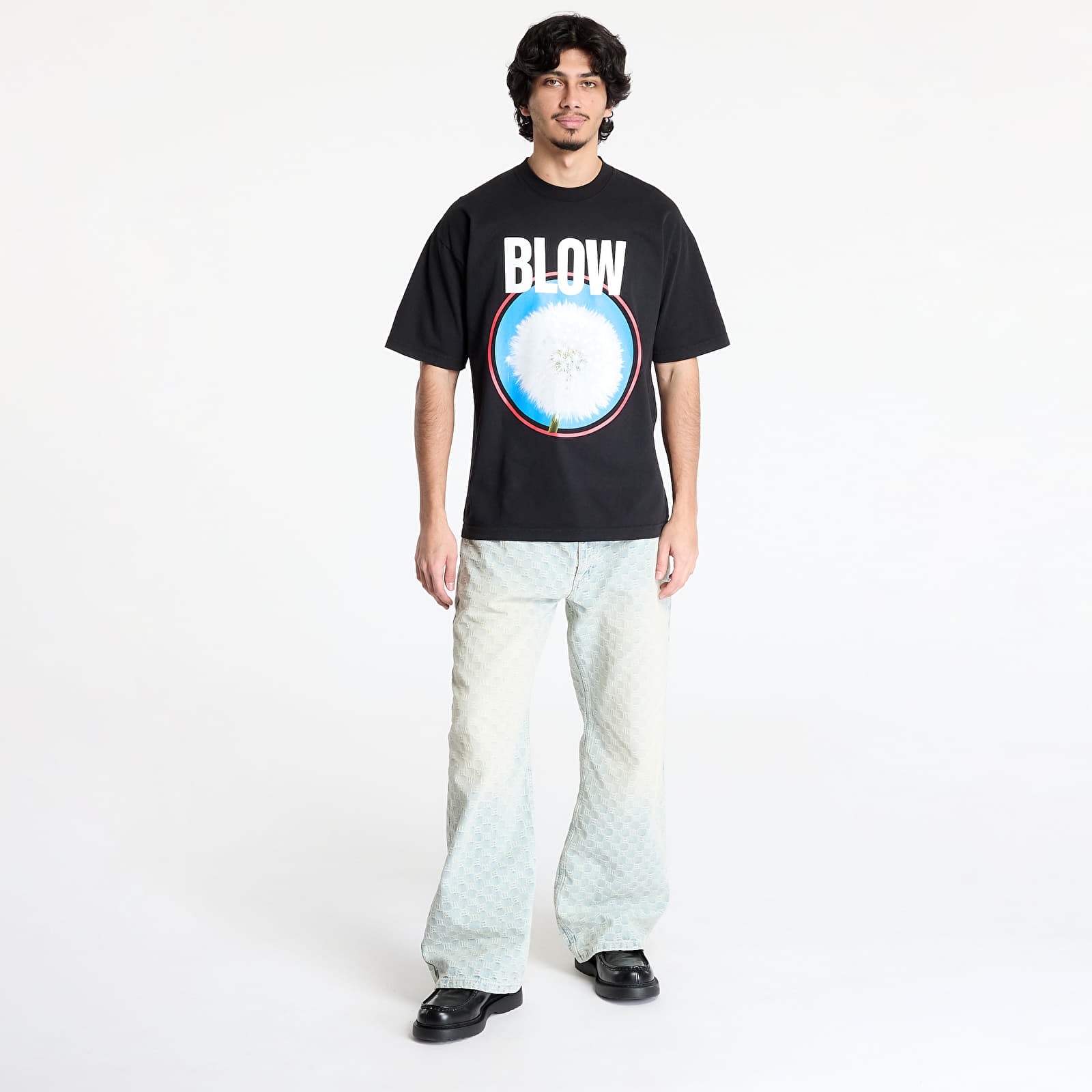 Pánská trička PLEASURES Blow T-Shirt Black