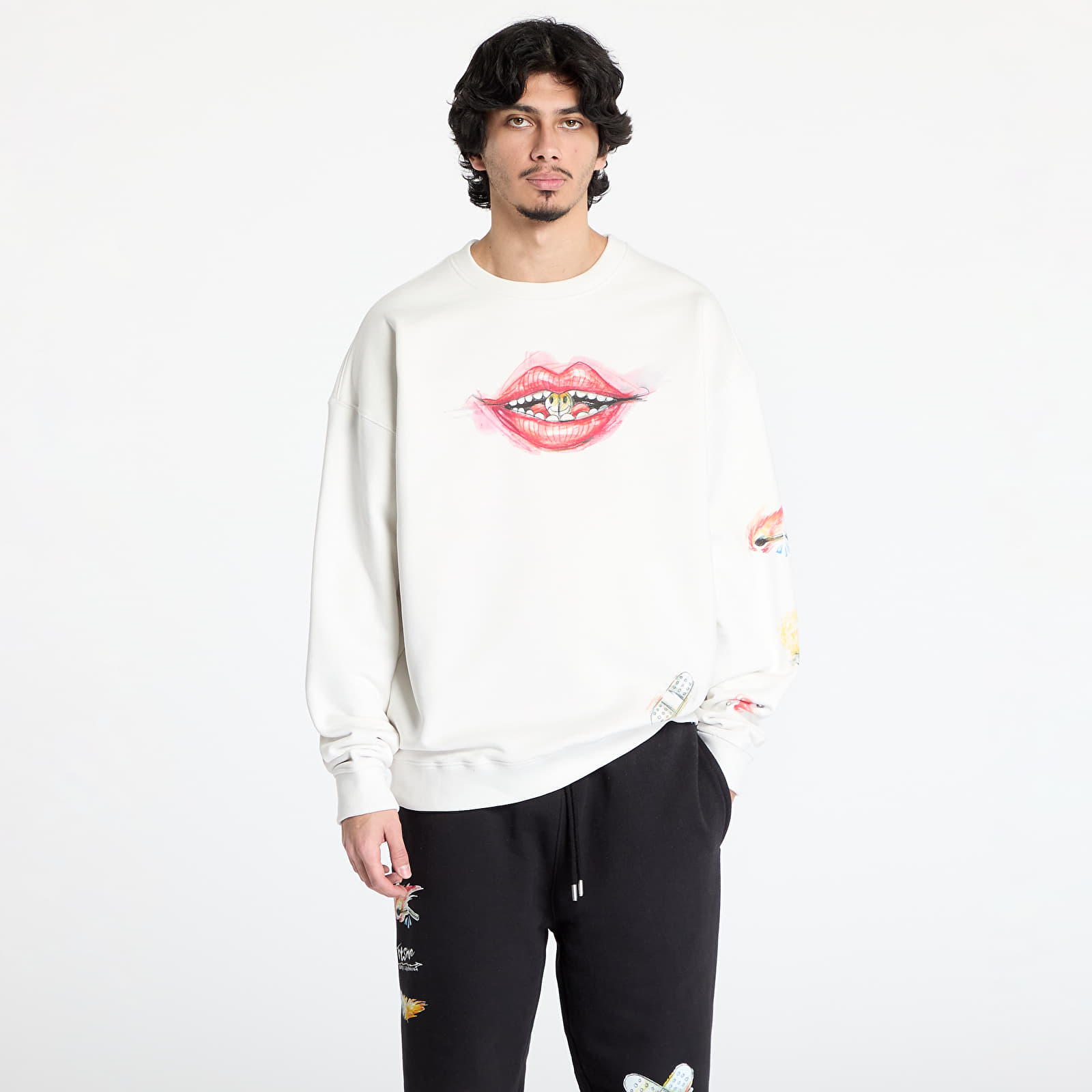 Mikiny FTSHP x Kurňavka Crewneck UNISEX Off White