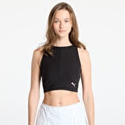 Puma Wardrobe Essentials Ribbed Crop Top PUMA Black