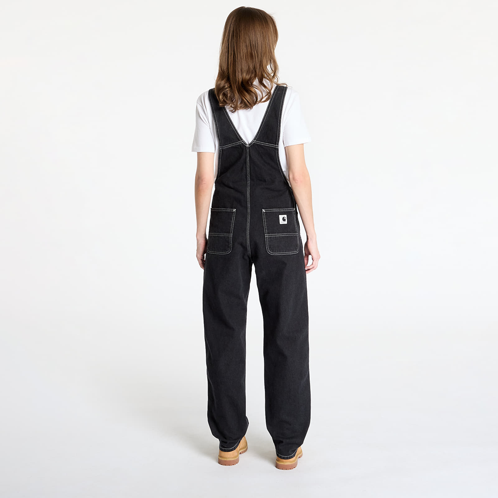 Hosen und Jeans Carhartt WIP W' Bib Overall Straight Black