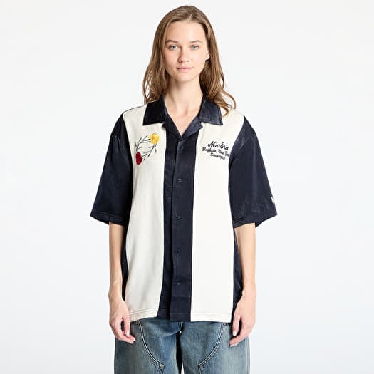 New Era Stripe Revere Shirt UNISEX Navy