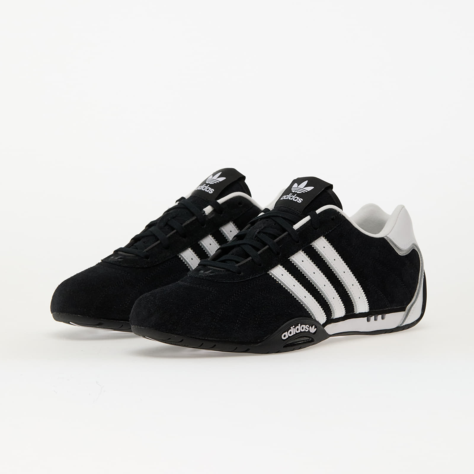 Herenschoenen adidas Adiracer Lo Core Black/ Ftw White/ Silver Metallic