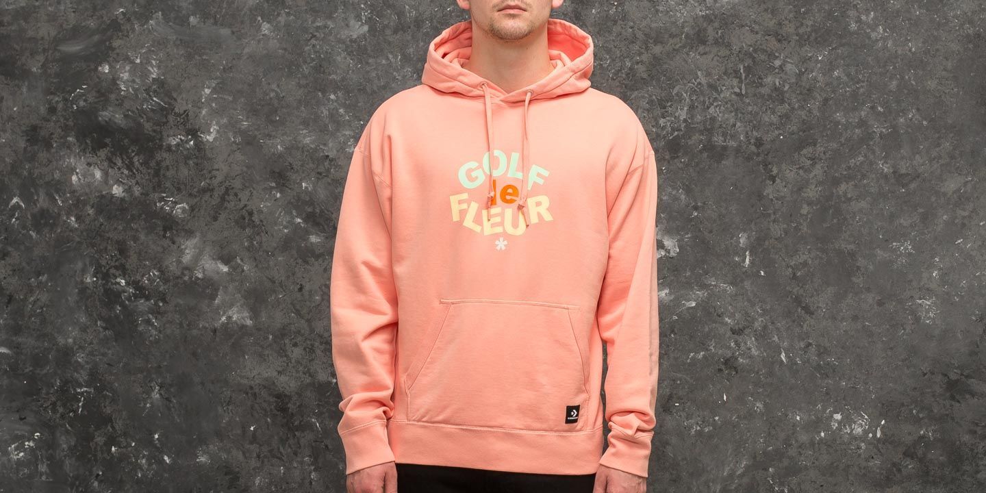 Hoodies and sweatshirts Converse Golf le Fleur Essentials Pullover Hoodie Peach Pearl