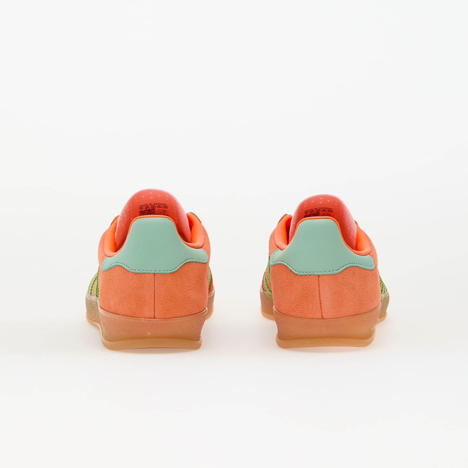Sapatos de mulher adidas Gazelle Indoor W Clear Mint/ Solar Orange/ Semi Green