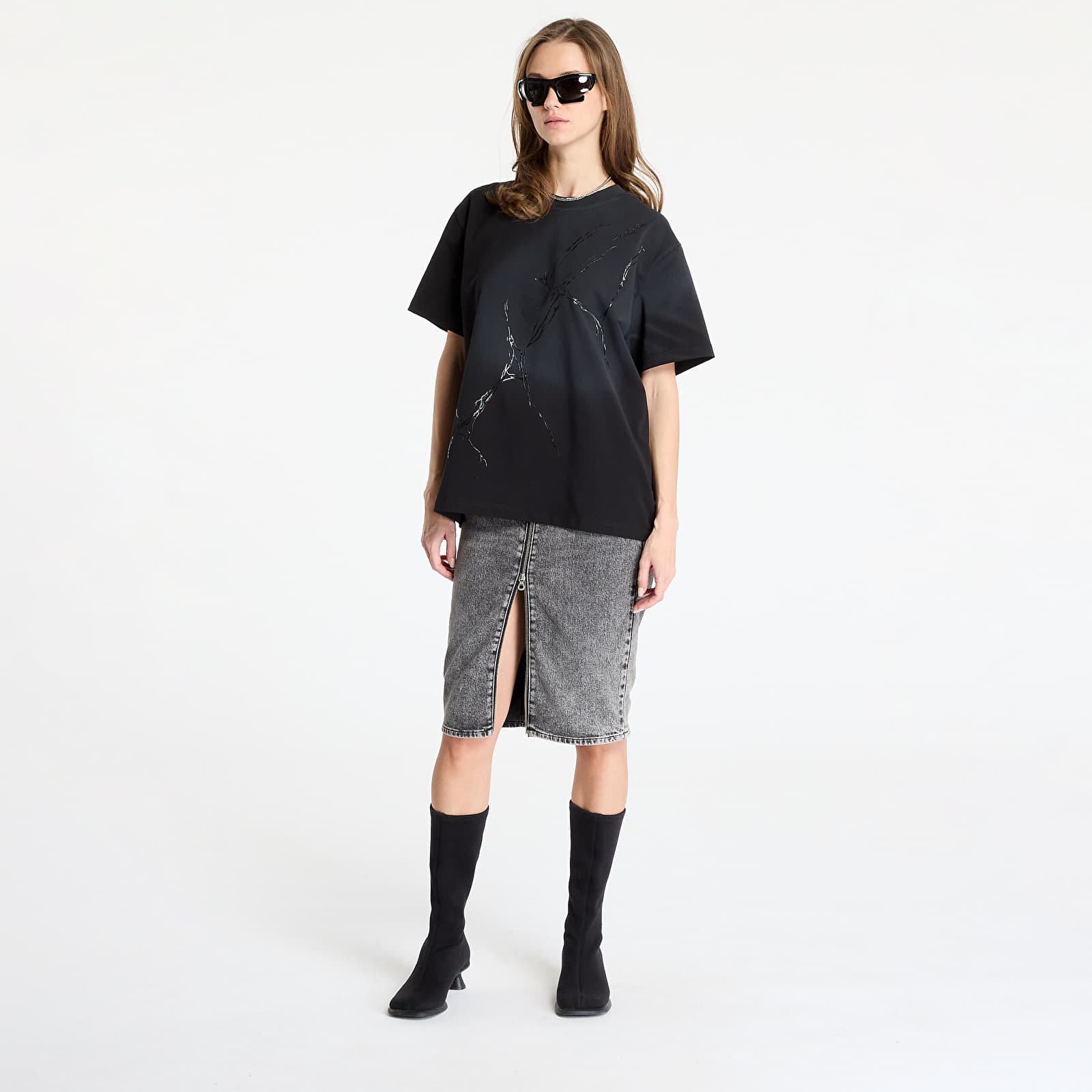 Trička HELIOT EMIL Fluxus Tee UNISEX Black