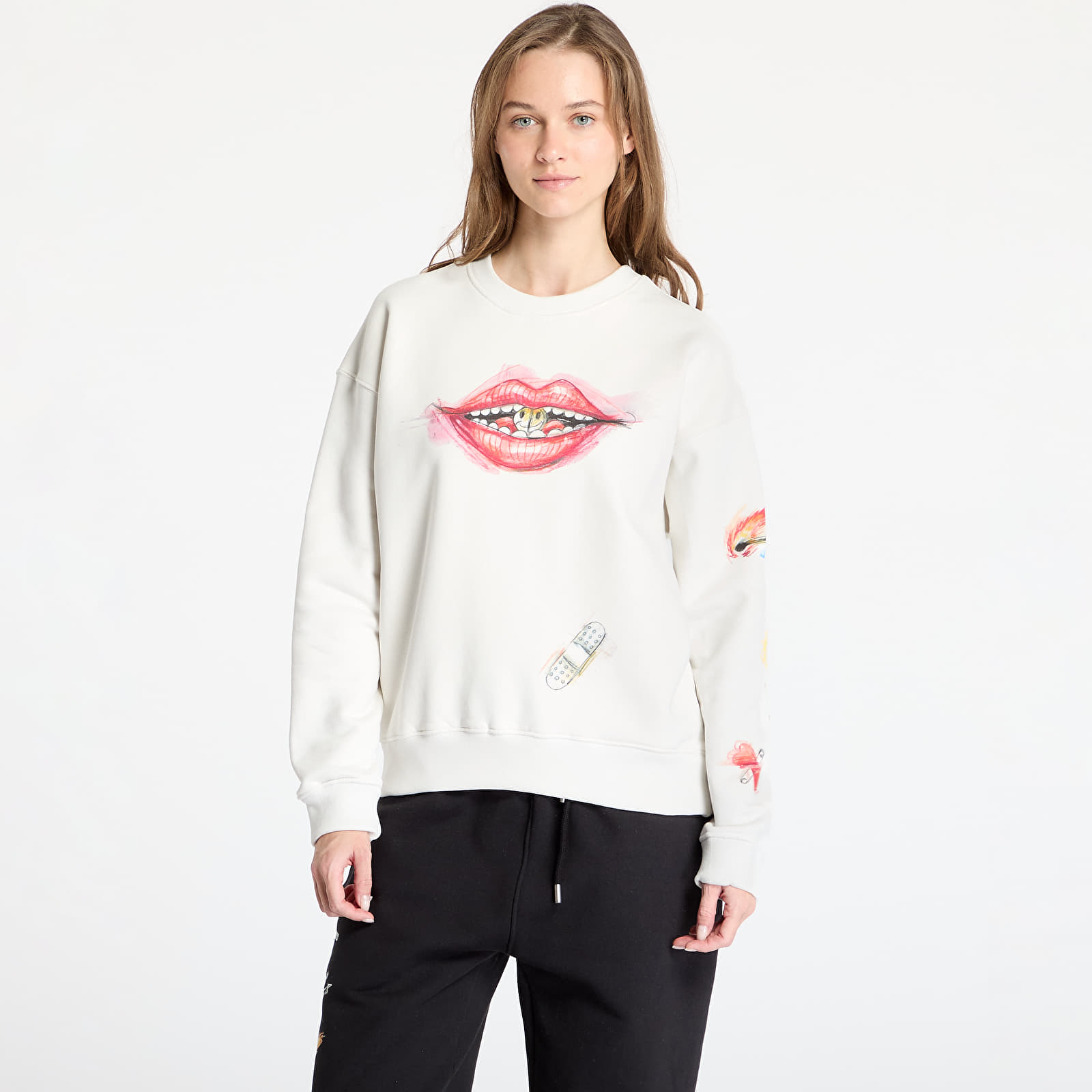 Mikiny FTSHP x Kurňavka Crewneck UNISEX Off White