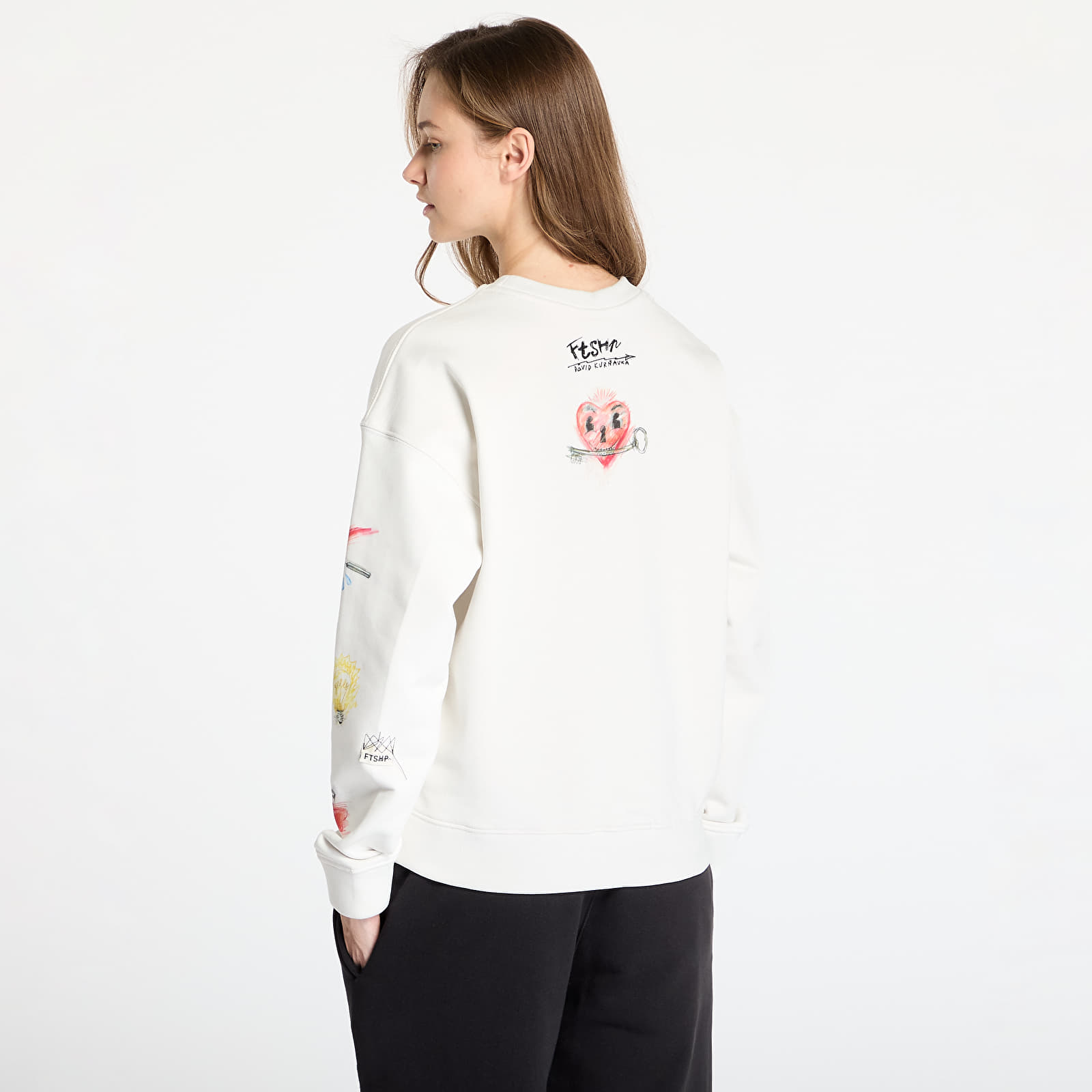 Mikiny FTSHP x Kurňavka Crewneck UNISEX Off White
