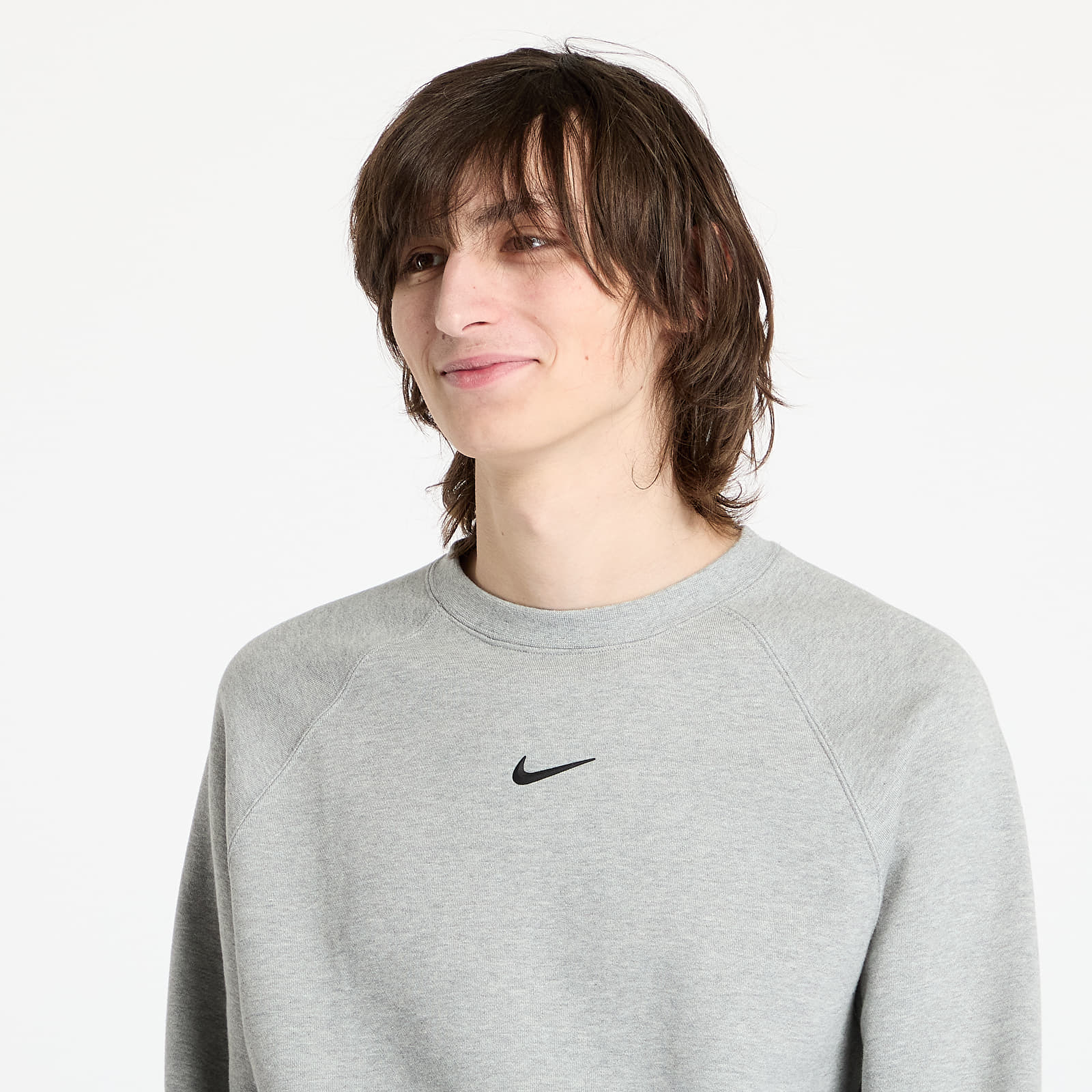 Bluzy z kapturem Nike x NOCTA Men's Fleece CS Crew Sweatshirt Dk Grey Heather/Black