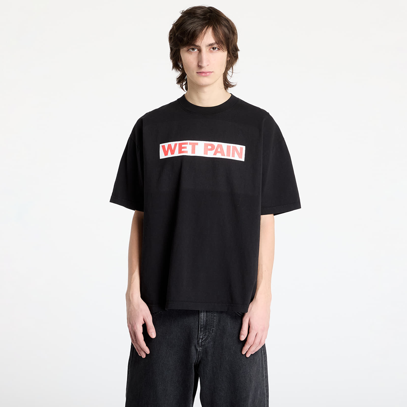 Тениска PLEASURES Wet Pain T-Shirt Black M