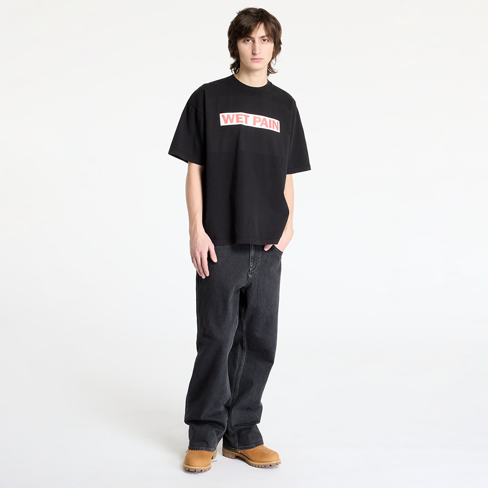 Pánská trička PLEASURES Wet Pain T-Shirt Black