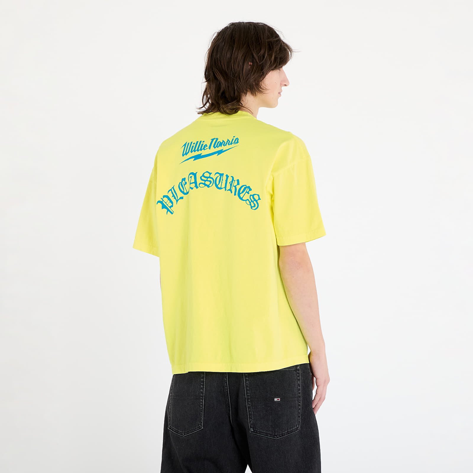 Pánská trička PLEASURES Wet Pain T-Shirt Neon Yellow