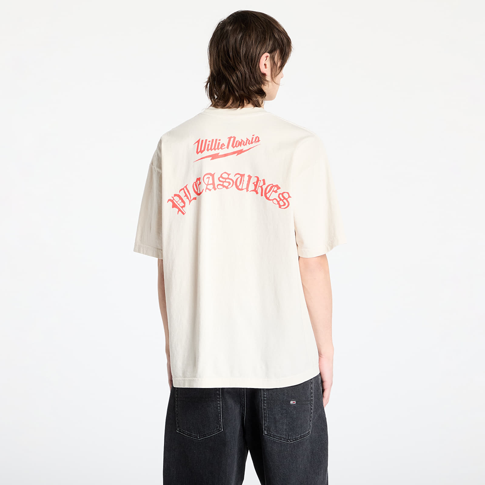 Pánská trička PLEASURES Wet Pain T-Shirt Cream