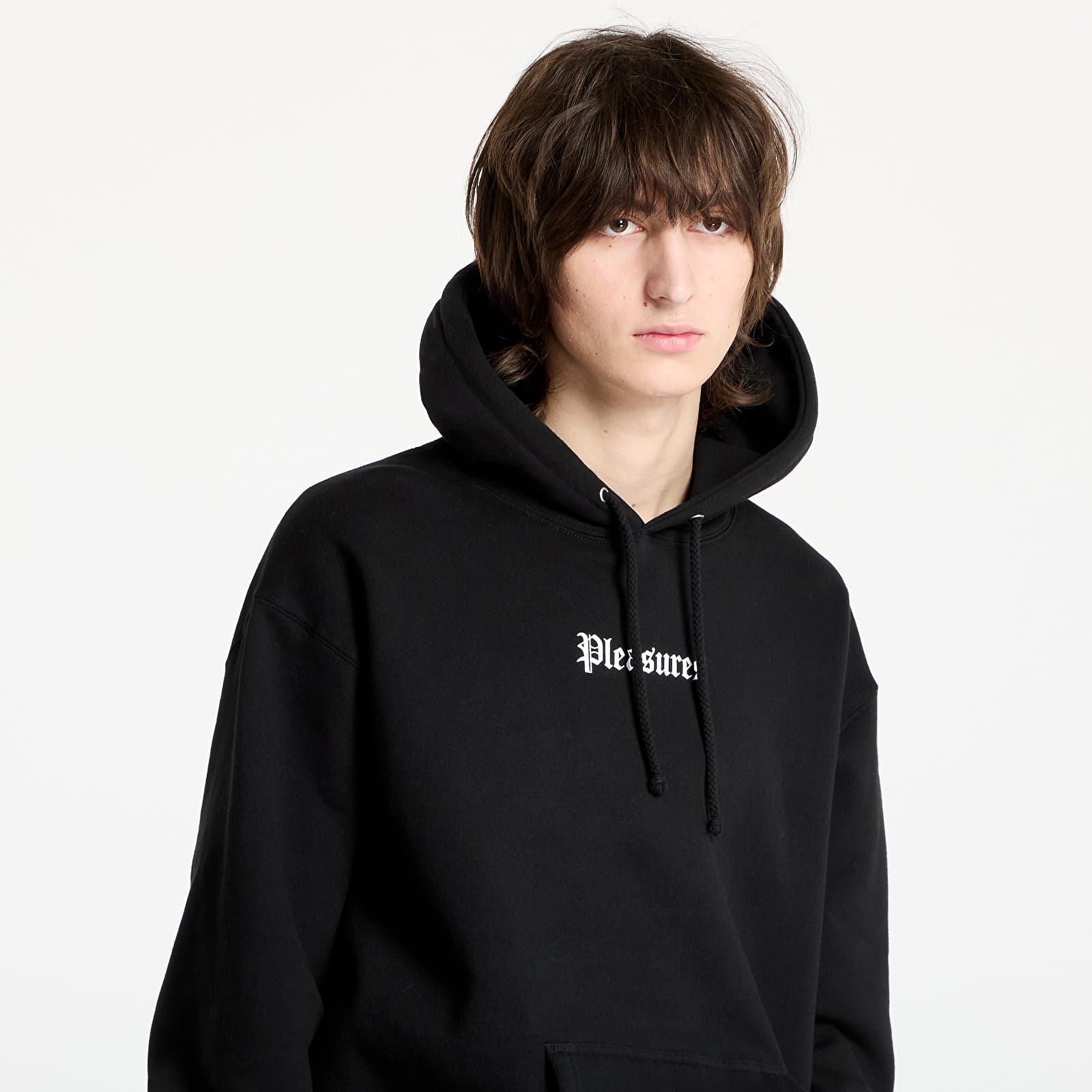 Mikiny PLEASURES Burn Again Hoodie Black