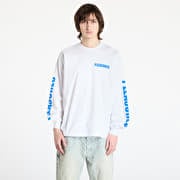 PLEASURES Impact Staff Long Sleeve T-Shirt White