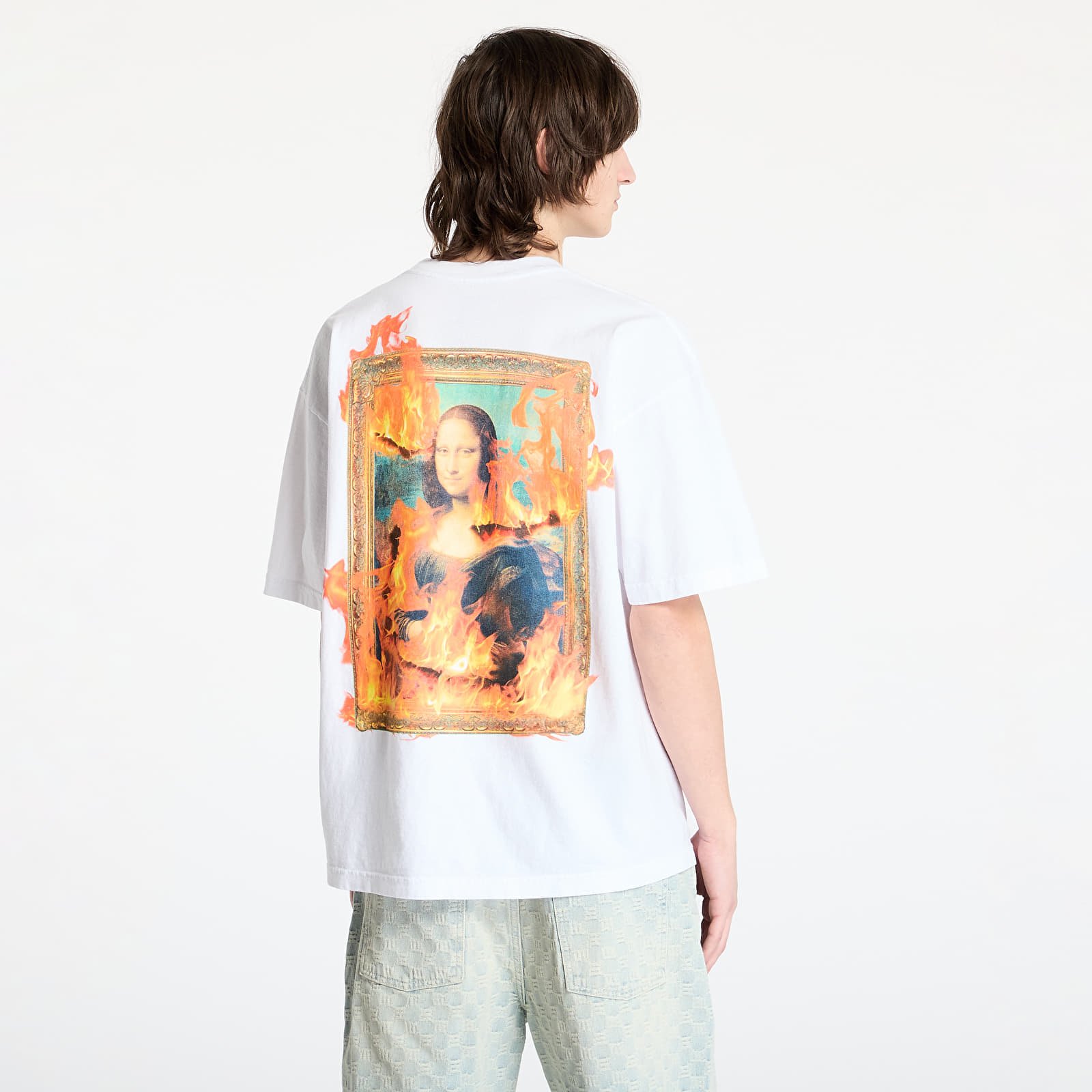 Camisetas PLEASURES Burn Again T-Shirt White
