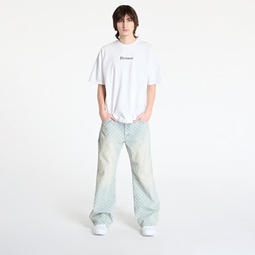 T-shirts PLEASURES Burn Again T-Shirt White | Footshop