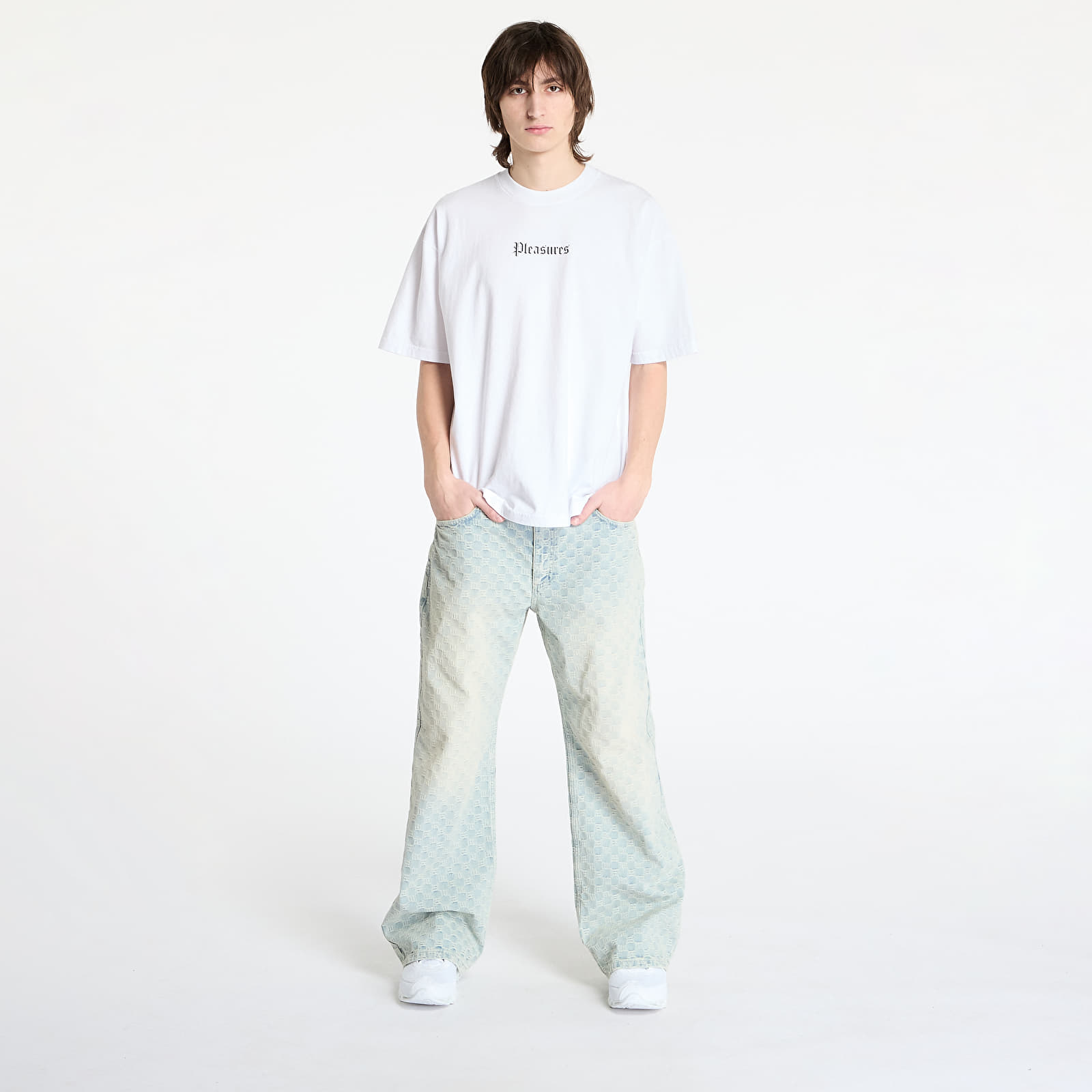 Camisetas PLEASURES Burn Again T-Shirt White