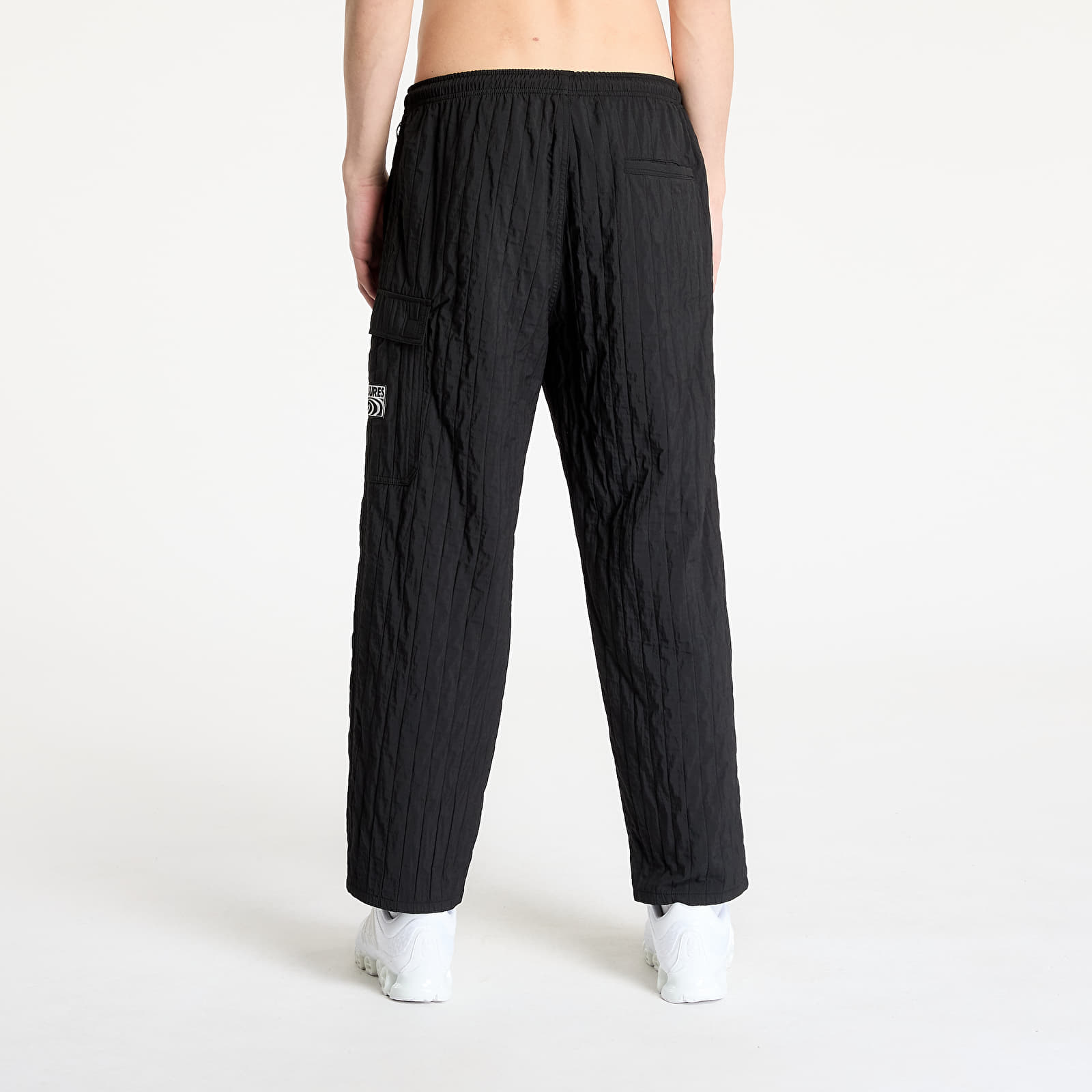 Miesten housut PLEASURES Rescue Pleated Cargo Pants Black