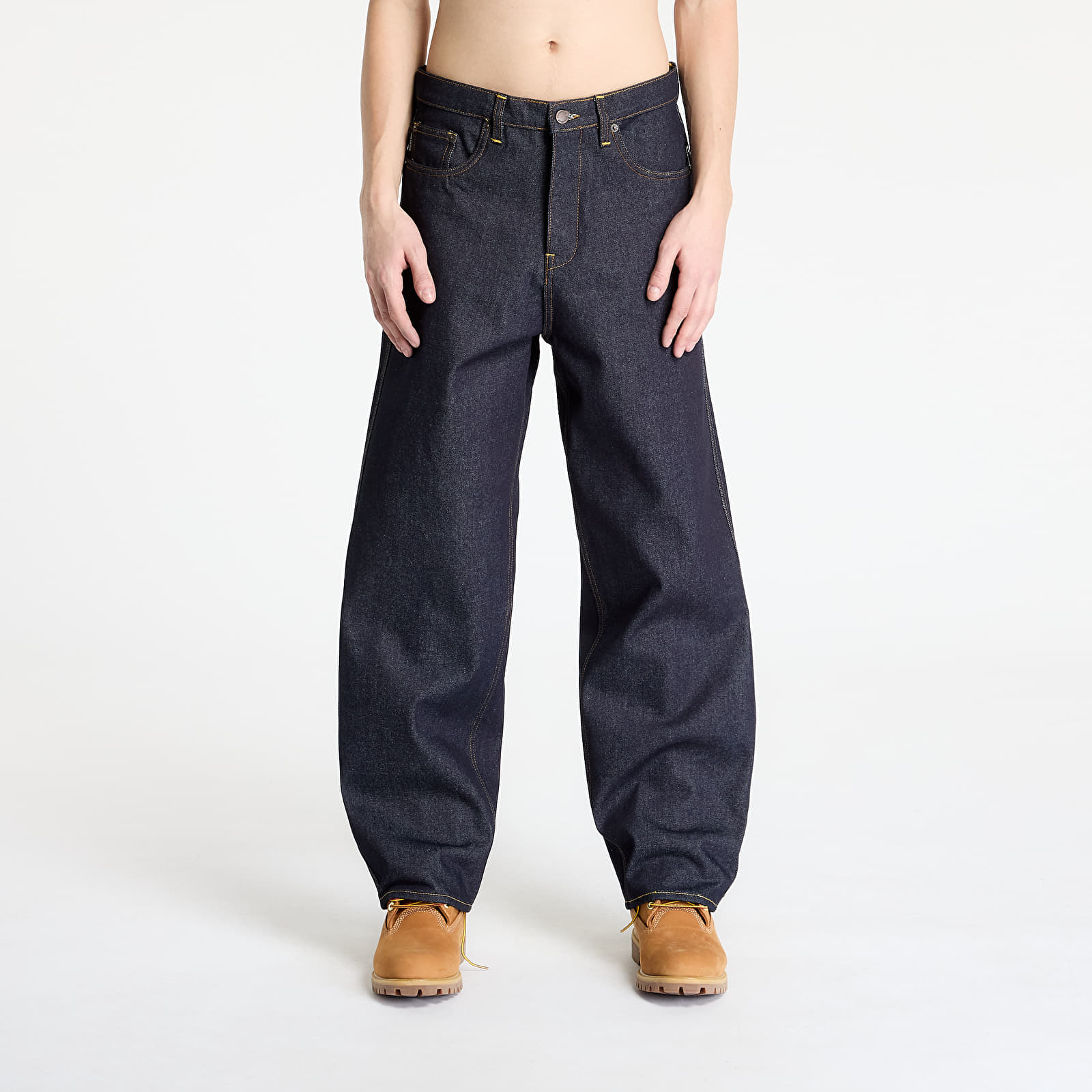 Džíny PLEASURES Formula Baggy Jeans Raw Indigo