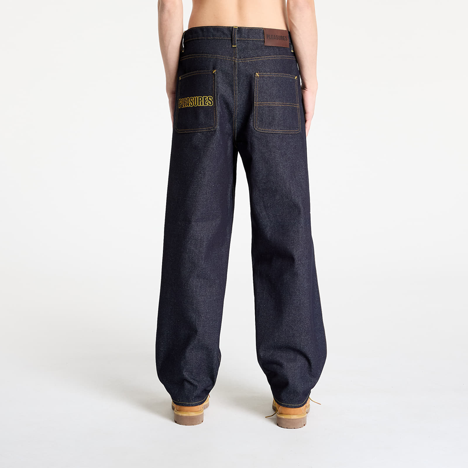 Džíny PLEASURES Formula Baggy Jeans Raw Indigo
