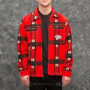 Shirts Stussy Polar Fleece Zip Up Shirt Red Footshop
