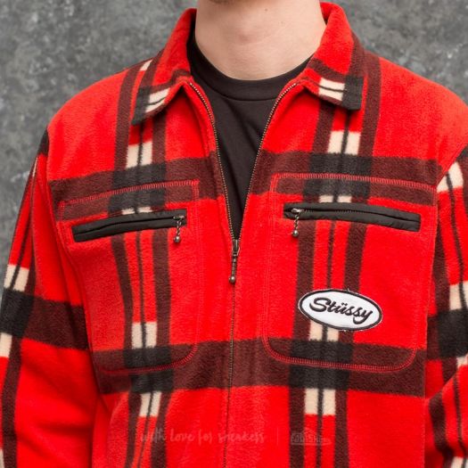 Stussy polar 2025 fleece full zip