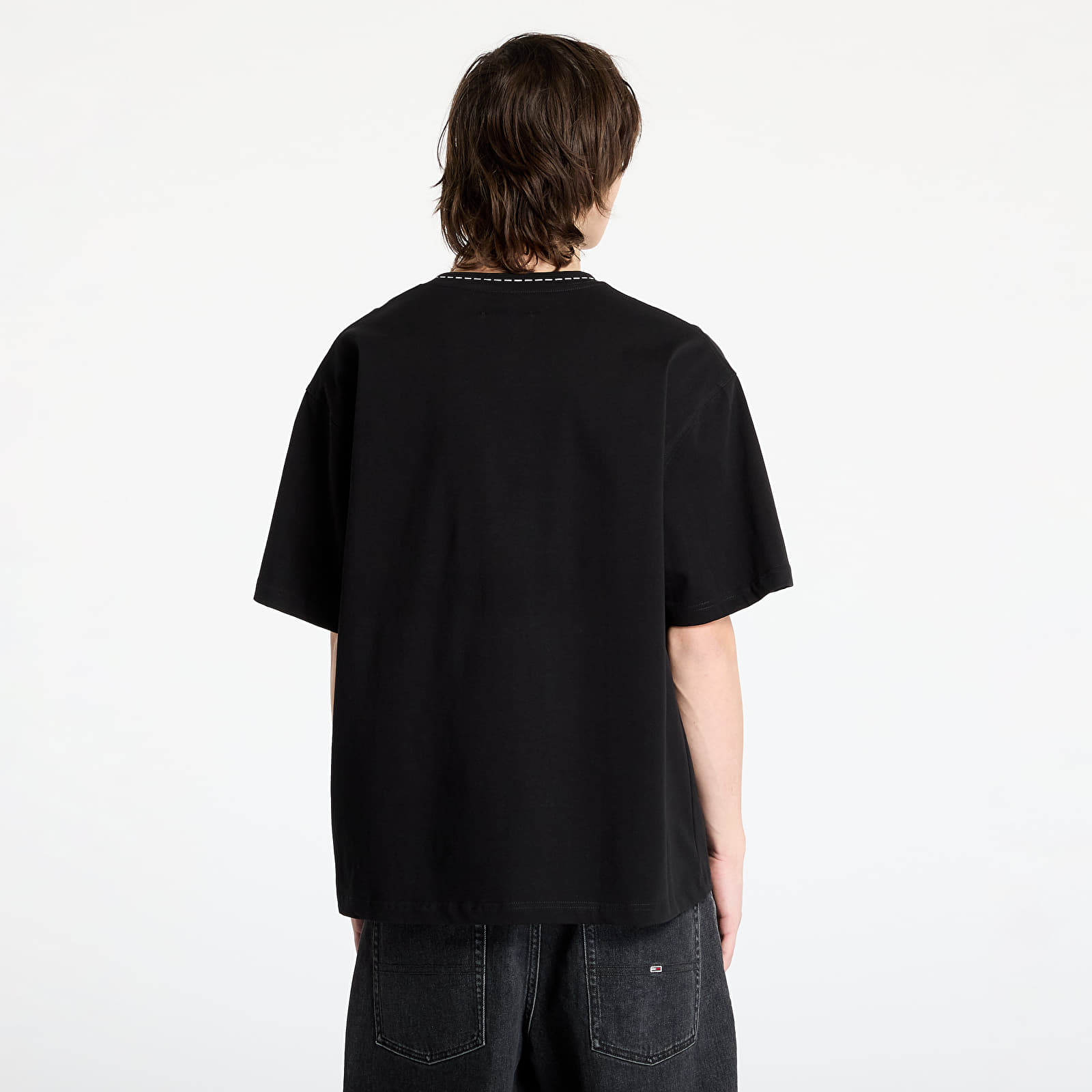 T-shirts PLEASURES Cut Here Heavyweight T-Shirt Black