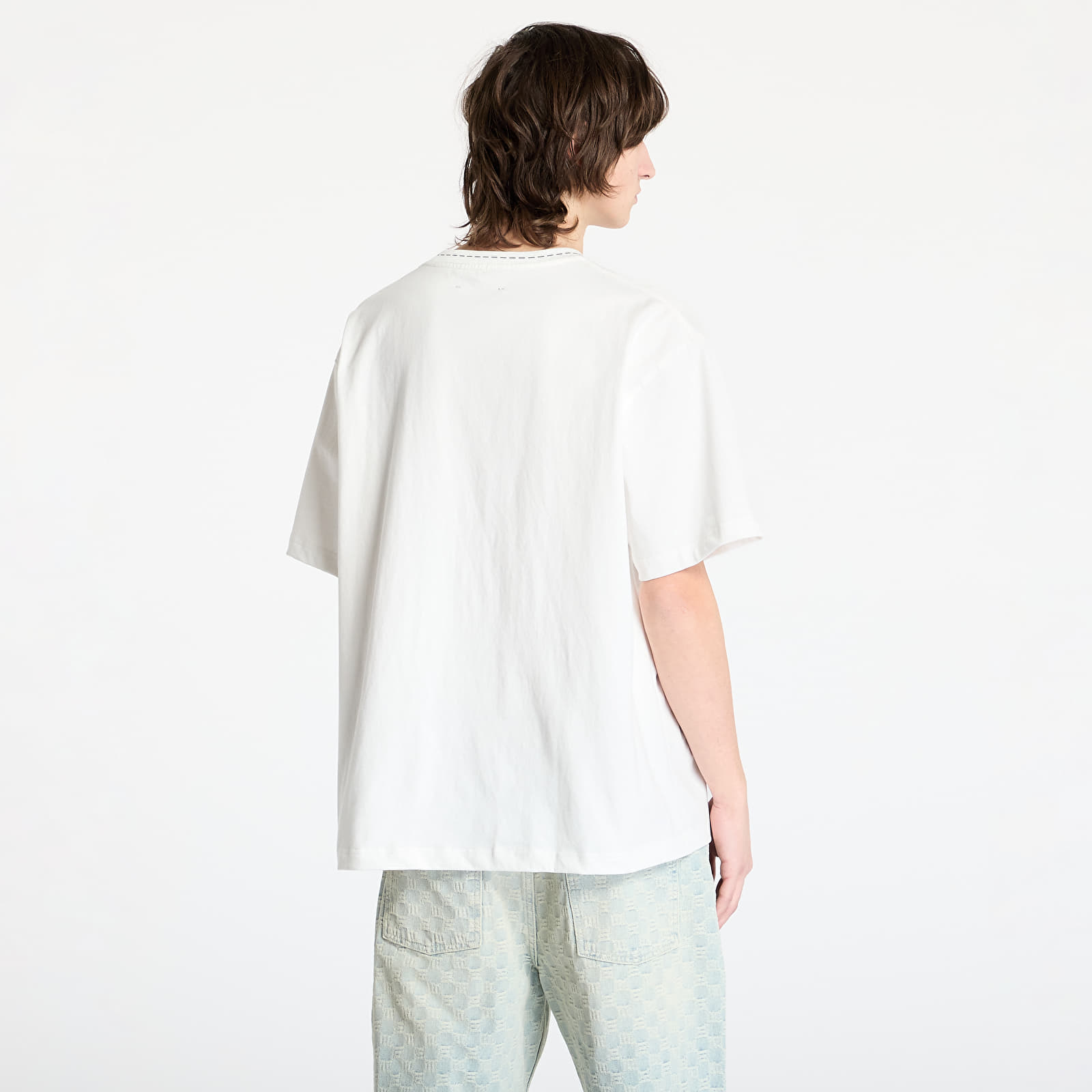 T-Shirts PLEASURES Cut Here Heavyweight T-Shirt White
