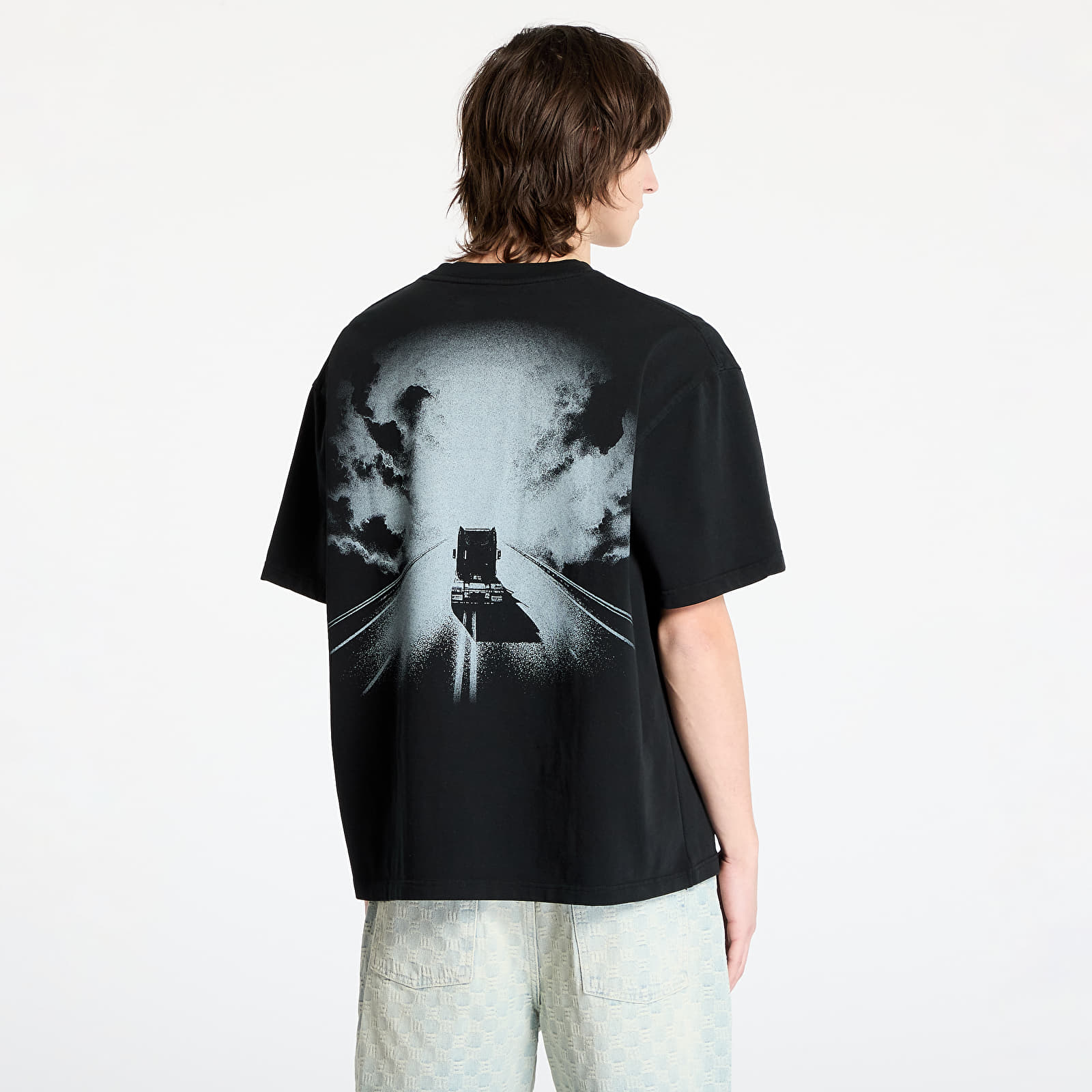 T-shirts PLEASURES Truck Heavyweight T-Shirt Black